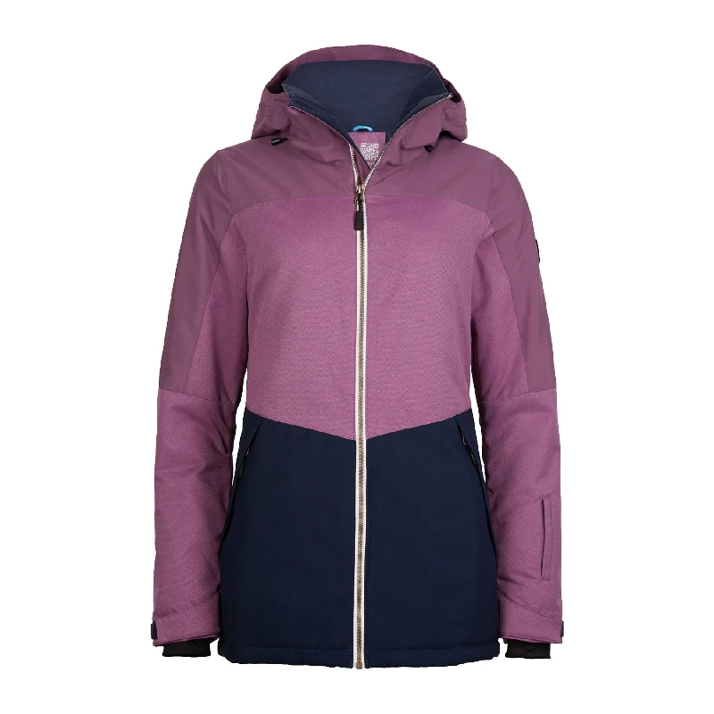 O'Neill Womens Halite Jacket A-Line Jacket Boat Neck Shawl Collar