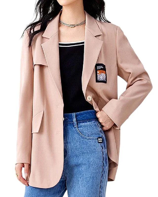 OUNIXUE Jacket Trench Coat Raincoat Waterproof Jacket