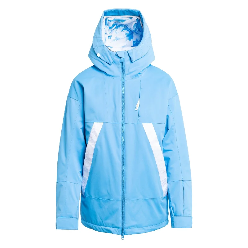 Roxy Chloe Kim Jacket 2024 A-Line Jacket Boat Neck Shawl Collar