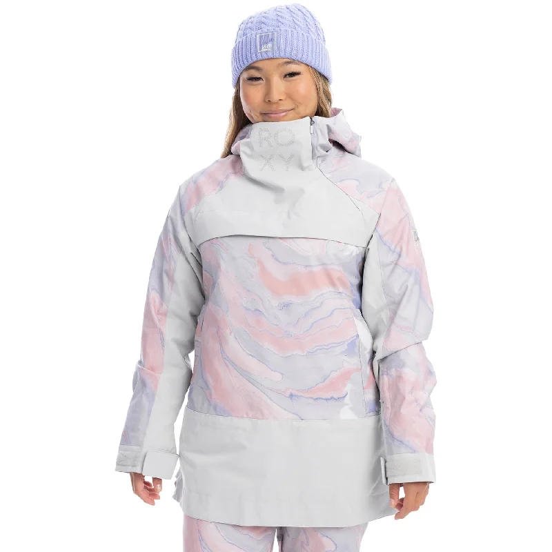 Roxy Chloe Kim Overhead Jacket 2023 Front Pockets Side Pockets Patch Pockets
