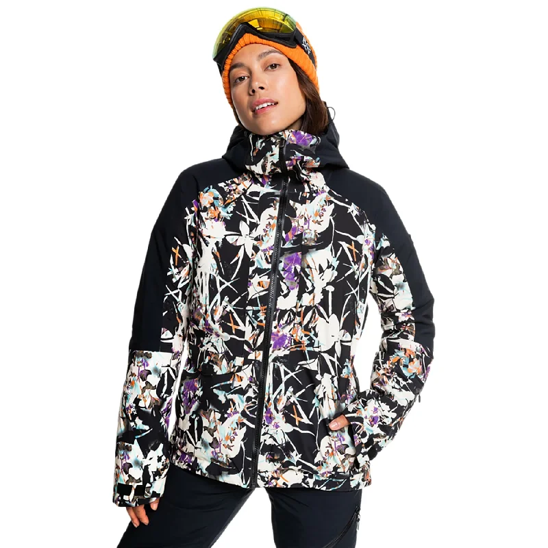 Roxy Essence Gore-Tex Stretch Jacket Wool Fabric Cashmere Fabric Tweed Fabric