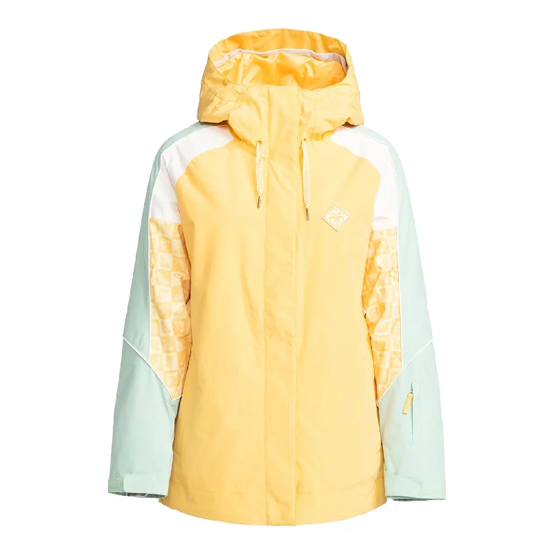 Roxy Highridge Hoodie Jacket 2024 Fleece Fabric Down Fabric Feather Fabric