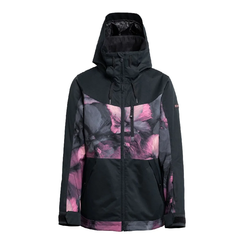 Roxy Presence Parka Jacket 2024 Zippered Jacket Buttoned Jacket Snapped Jacket