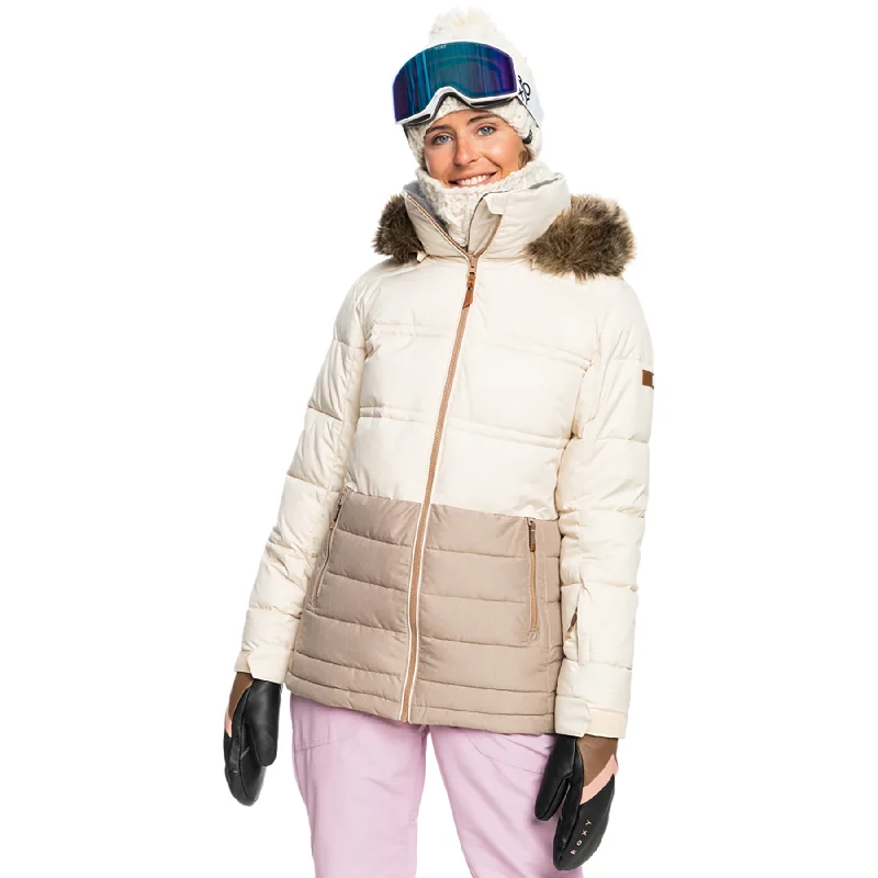 Roxy Quinn Jacket 2022 Elasticated Jacket Padded Jacket Insulated Jacket