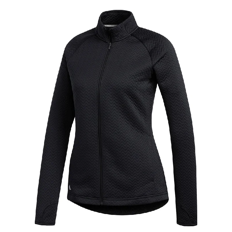 adidas Texture Full Zip Layer Jacket Boat Neck Shawl Collar Notched Collar