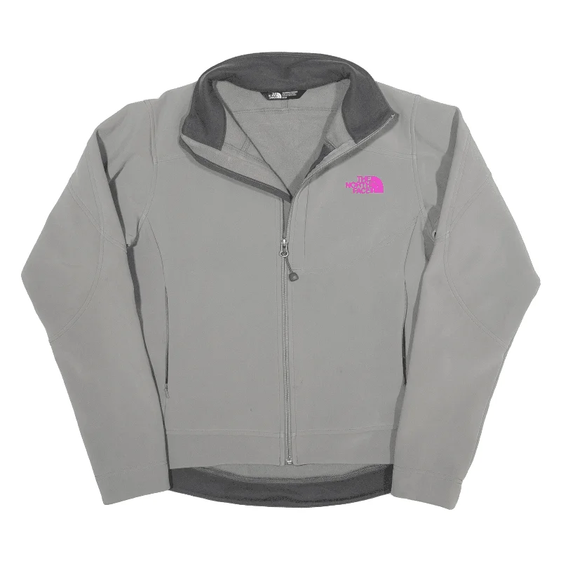 THE NORTH FACE Shell Jacket Grey Womens M Fleece Fabric Down Fabric Feather Fabric