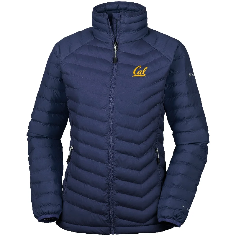 UC Berkeley Cal Embroidered Columbia Women's powder lite Jacket - Navy Oversized Jacket Tailored Jacket Straight Jacket UC Berkeley Cal Embroidered Columbia Women's powder lite Jacket - Navy Oversized Jacket Tailored Jacket Straight Jacket