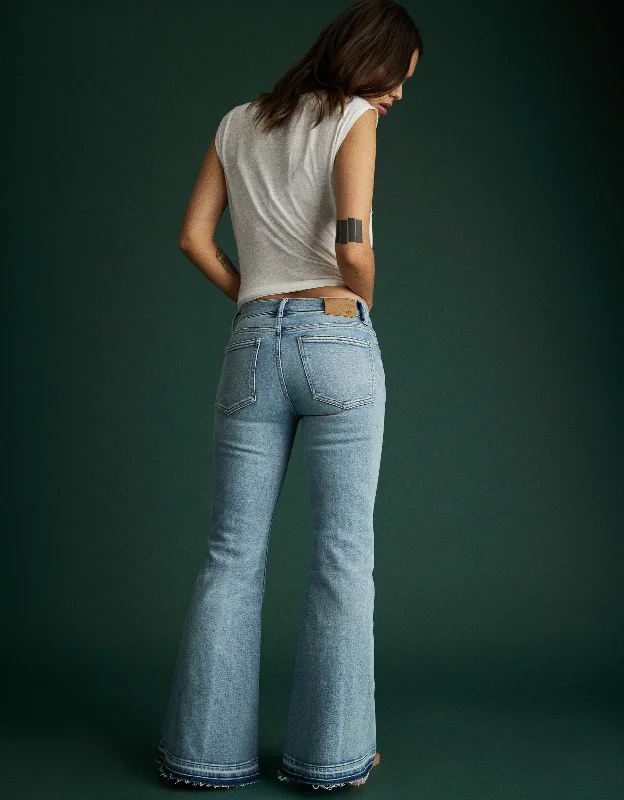 AE77 Premium Festival Flare Jean Classic Slim Fit Jeans