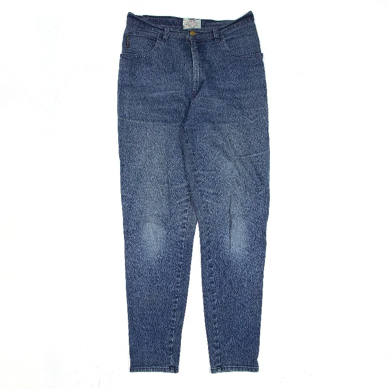 ARMANI Jeans Blue Denim Regular Tapered Stone Wash Womens W29 L30 Elegant Raw Hem Jeans ARMANI Jeans Blue Denim Regular Tapered Stone Wash Womens W29 L30 Elegant Raw Hem Jeans