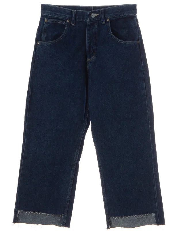 Label Jenny Step Hem Jeans Chic Double Waistband Jeans
