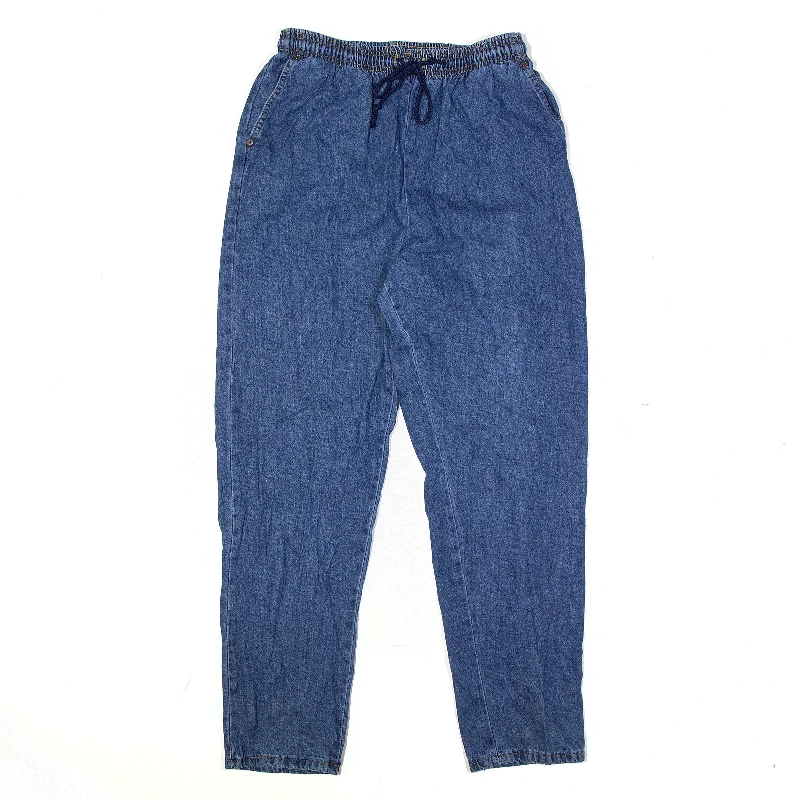 Jeans Blue Denim Regular Mom Womens W26 L29 Comfortable Jogger Style Jeans