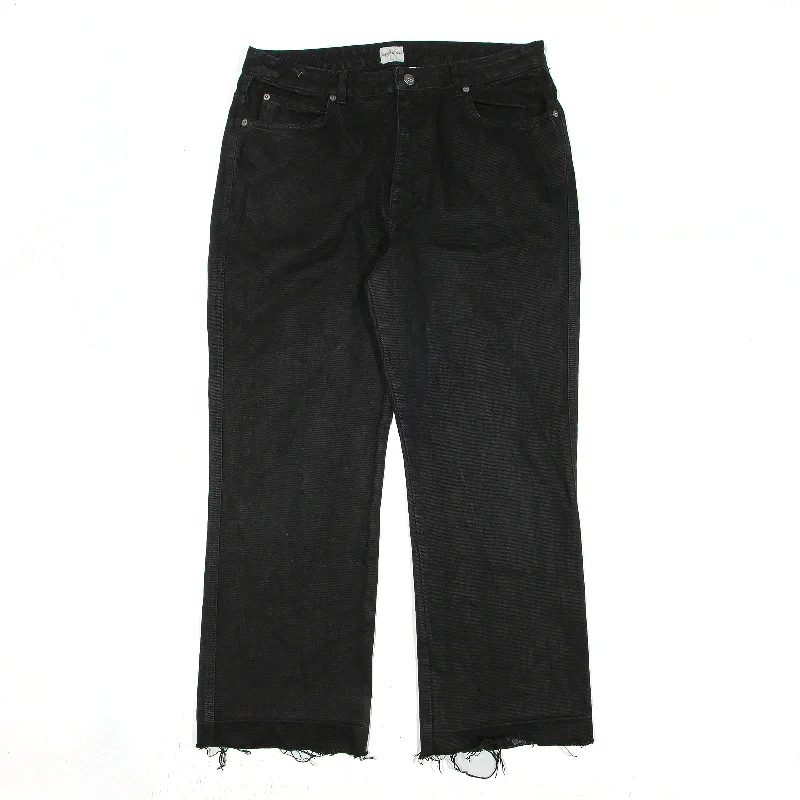 CALVIN KLEIN Jeans Black Denim Relaxed Bootcut Womens W32 L28 Trendy Flared Leg Jeans CALVIN KLEIN Jeans Black Denim Relaxed Bootcut Womens W32 L28 Trendy Flared Leg Jeans