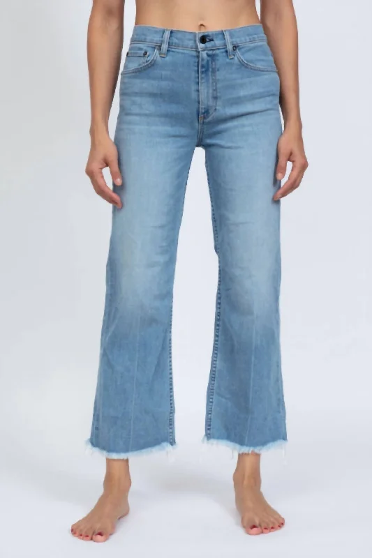 Crop Wide Leg Jean In Keel Over Elegant Skinny Leg Jeans
