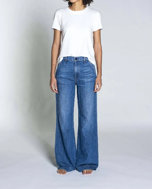 Denim Trouser Jean In Summer Fashionable Straight Fit Denim