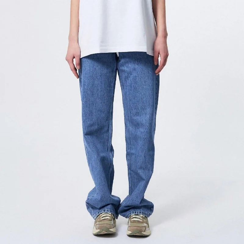 Echo Jeans In Stream Mid Retro Stylish Shredded Denim Jeans