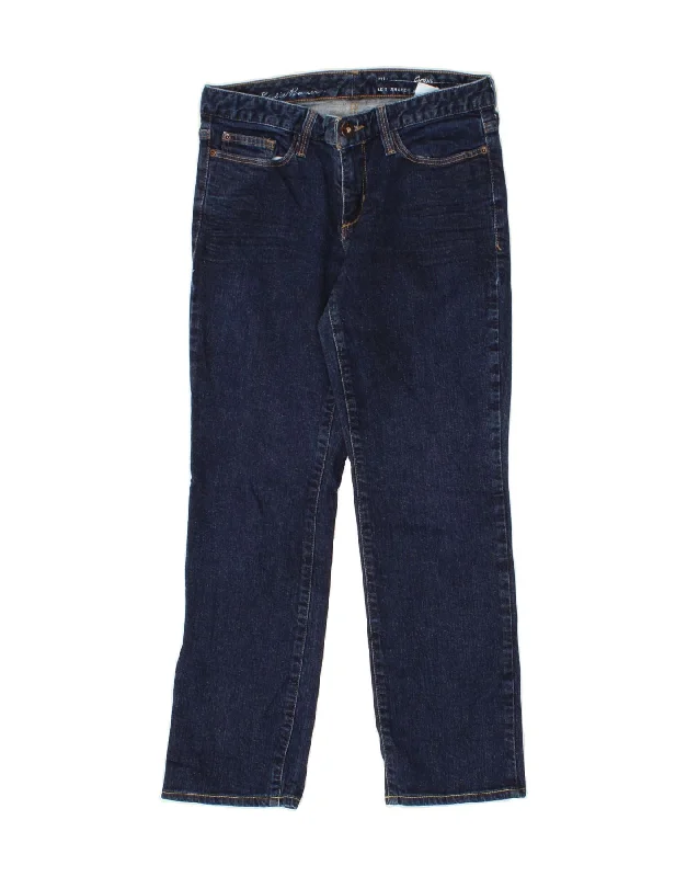 EDDIE BAUER Womens Classic Slim Straight Jeans US 8 Medium W30 L27 Blue Comfortable Full-Length Denim Jeans EDDIE BAUER Womens Classic Slim Straight Jeans US 8 Medium W30 L27 Blue Comfortable Full-Length Denim Jeans
