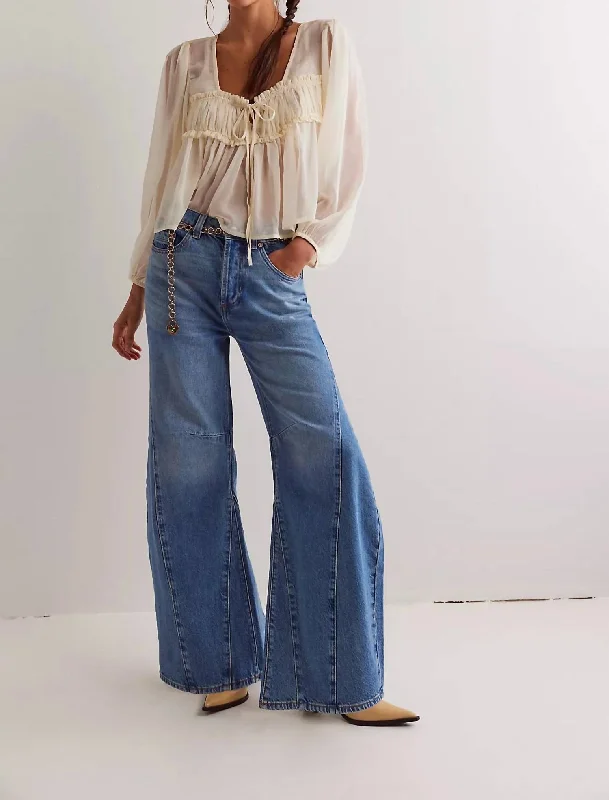 Eden High Slouchy Jeans In Homefree Trendy Vintage Denim Jeans