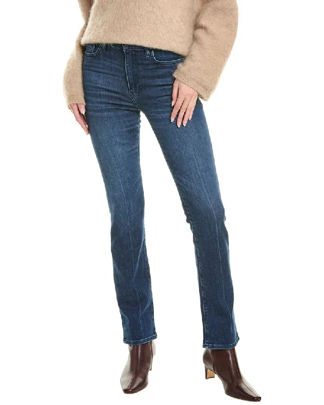 FRAME Denim Le High Calvin Straight Jean Cozy Tencel Blend Denim Jeans