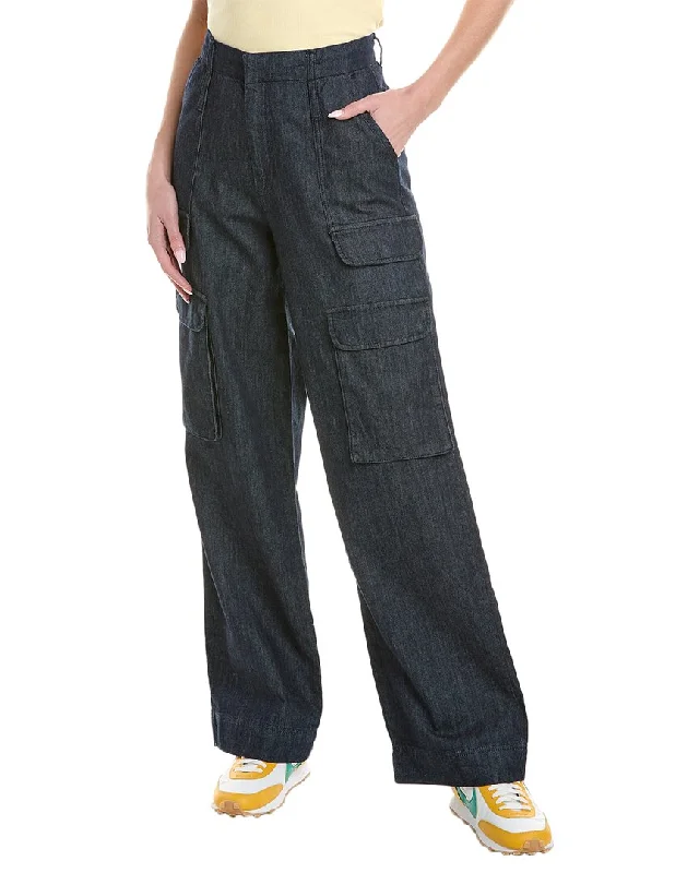 FRAME Denim Rinse Relaxed Straight Cargo Jean Trendy Low-Rise Bootcut Jeans