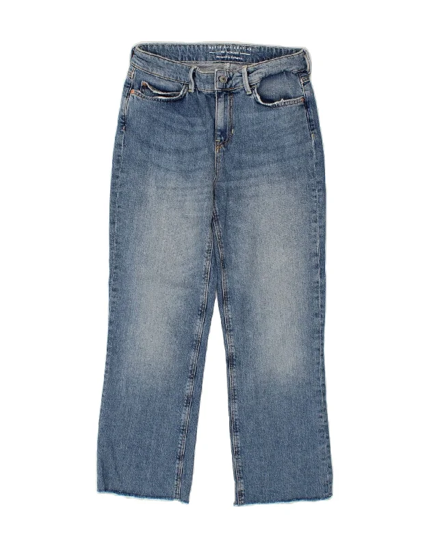 GUESS Womens Straight Jeans W28 L26  Blue Cotton Comfortable Mid-Rise Jeans