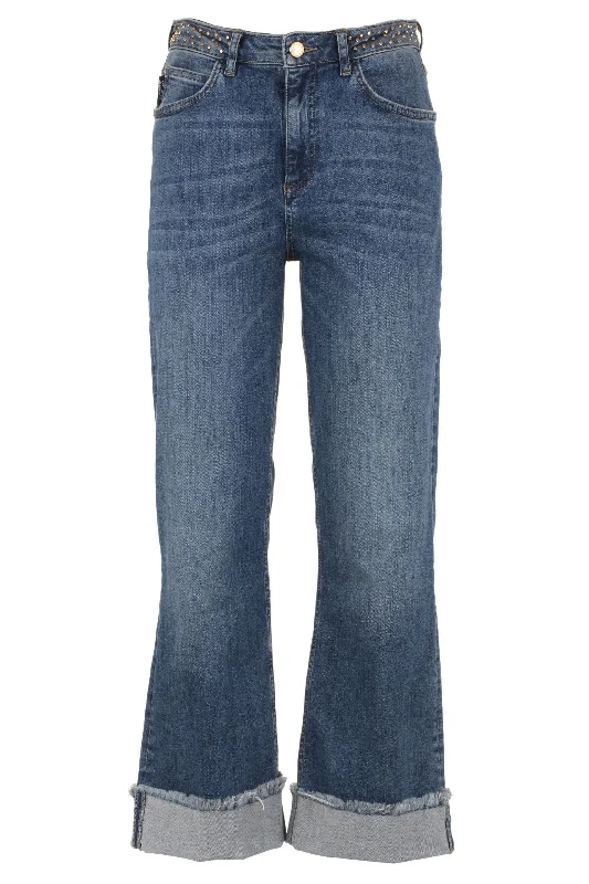 Imperfect  Cotton Women's Women's Jean Cozy Wide-Legged Jeans