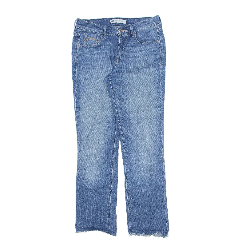 LEVI'S 505 Jeans Blue Denim Regular Straight Stone Wash Womens W27 L26 Trendy Plus Size Jeans LEVI'S 505 Jeans Blue Denim Regular Straight Stone Wash Womens W27 L26 Trendy Plus Size Jeans