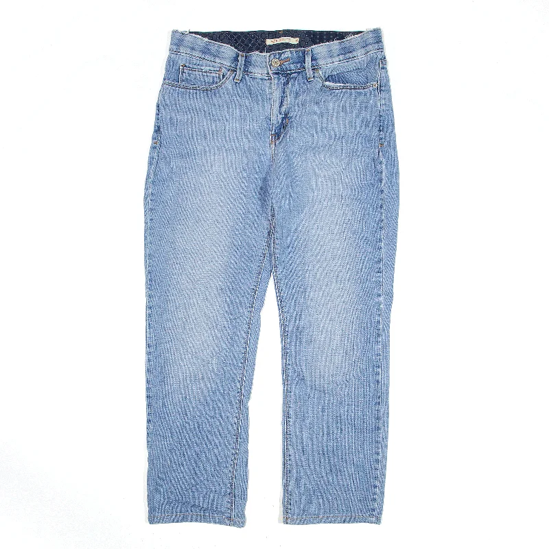 LEVI'S 525 Jeans Blue Denim Regular Straight Stone Wash Womens W30 L25 Casual Skinny Fit Jeans LEVI'S 525 Jeans Blue Denim Regular Straight Stone Wash Womens W30 L25 Casual Skinny Fit Jeans