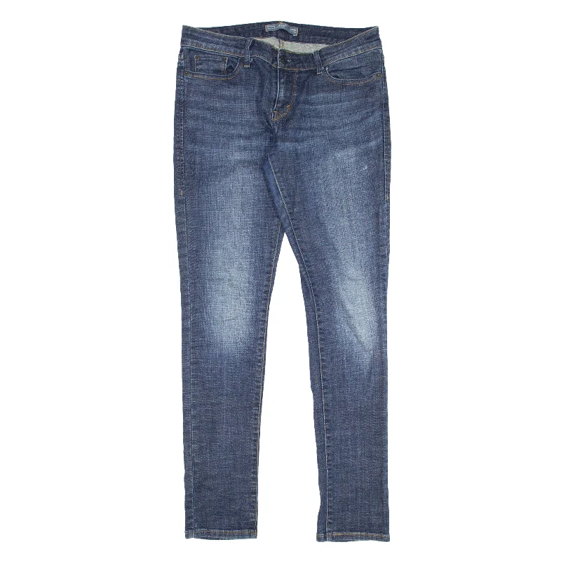 LEVI'S 531 Jeans Blue Denim Slim Skinny Stone Wash Womens W28 L32 Comfortable Folded Hem Jeans LEVI'S 531 Jeans Blue Denim Slim Skinny Stone Wash Womens W28 L32 Comfortable Folded Hem Jeans