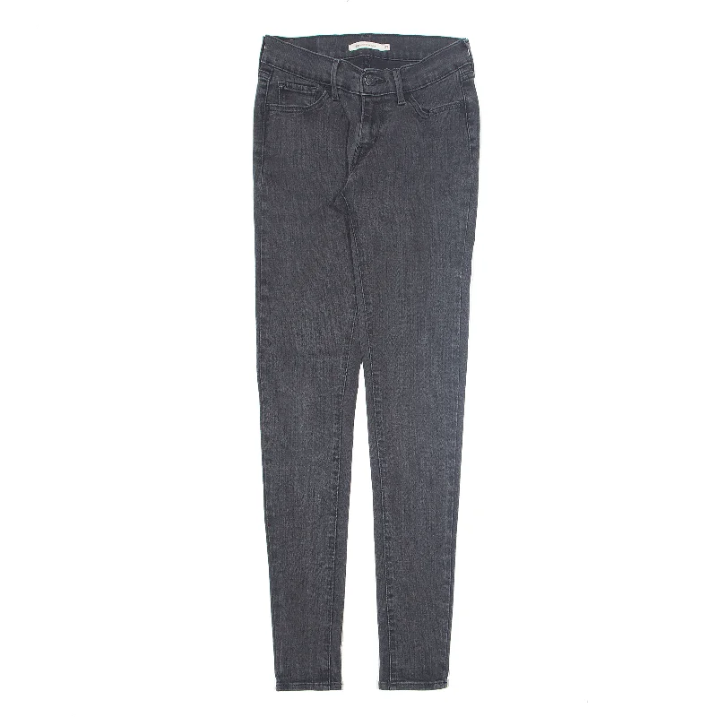 LEVI'S 710 Jeans Black Denim Regular Skinny Womens W24 L29 Trendy Acid Wash Skinny Jeans LEVI'S 710 Jeans Black Denim Regular Skinny Womens W24 L29 Trendy Acid Wash Skinny Jeans