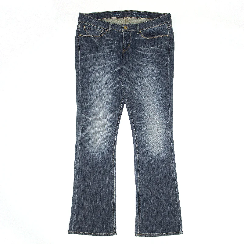 LEVI'S Jeans Blue Denim Slim Bootcut Stone Wash Womens W30 L32 Fashionable Mom Jeans LEVI'S Jeans Blue Denim Slim Bootcut Stone Wash Womens W30 L32 Fashionable Mom Jeans