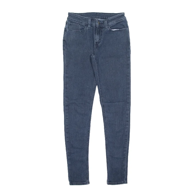 LEVI'S Jeans Blue Denim Slim Skinny Womens W27 L30 Comfortable Dark Wash Jeans