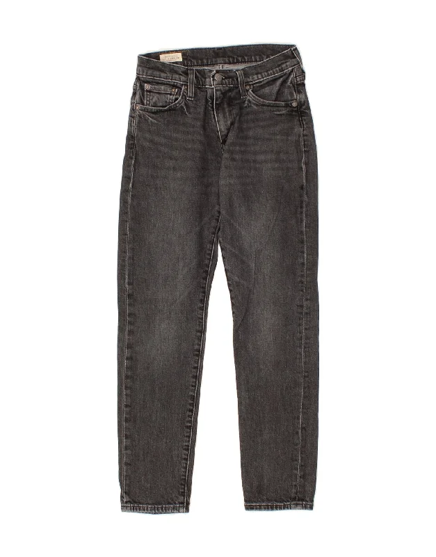 LEVI'S Womens 512 Slim Tapered Jeans W27 L30 Grey Cotton Trendy Low-Rise Bootcut Jeans LEVI'S Womens 512 Slim Tapered Jeans W27 L30 Grey Cotton Trendy Low-Rise Bootcut Jeans