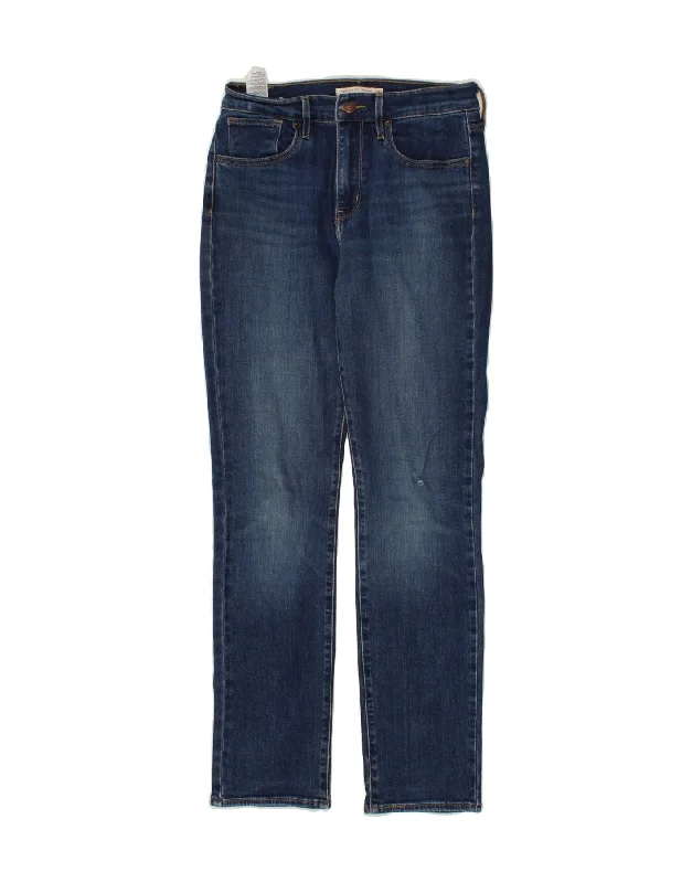 LEVI'S Womens 724 High Waist Straight Jeans W28 L30 Blue Cotton Trendy Flared Leg Jeans LEVI'S Womens 724 High Waist Straight Jeans W28 L30 Blue Cotton Trendy Flared Leg Jeans