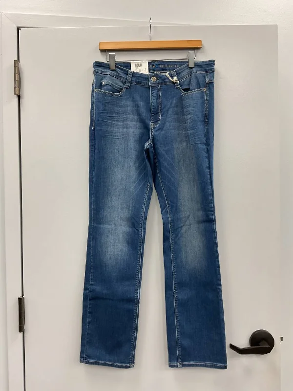 Mid Stone Dream Jeans In Blue Stylish High-Waist Jeans