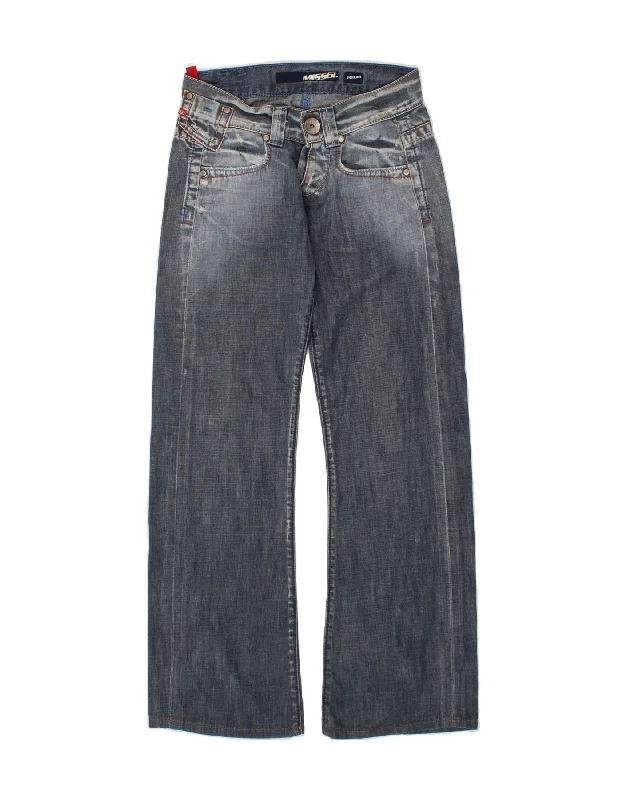MISS SIXTY Womens Perkinks Bootcut Jeans W25 L31 Blue Cotton Comfortable Zip-Up Skinny Jeans MISS SIXTY Womens Perkinks Bootcut Jeans W25 L31 Blue Cotton Comfortable Zip-Up Skinny Jeans