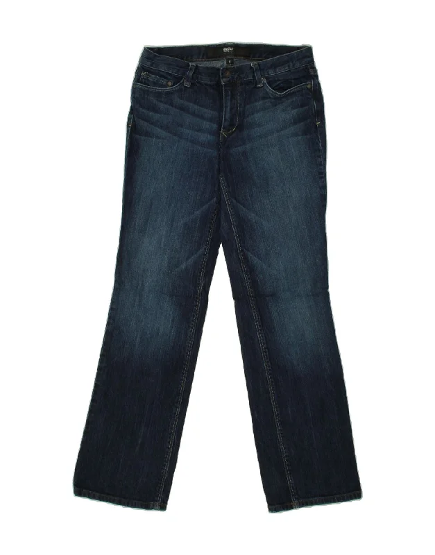 MOSSIMO Womens Premium Straight Jeans US 6 Medium W30 L30 Navy Blue Elegant Wide-Leg Jeans MOSSIMO Womens Premium Straight Jeans US 6 Medium W30 L30 Navy Blue Elegant Wide-Leg Jeans