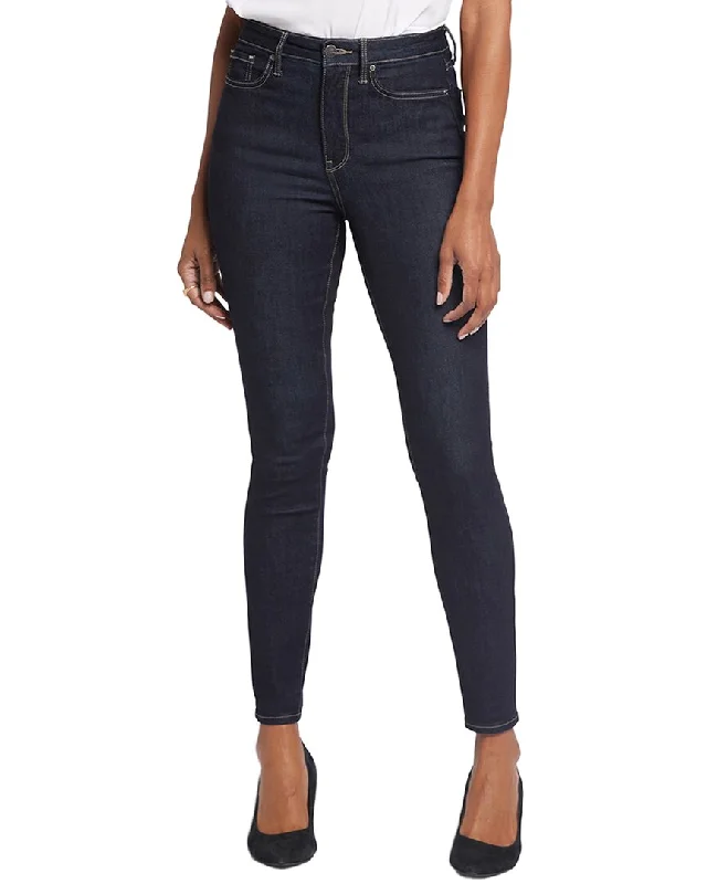 NYDJ Ami Morning tides Skinny Jean Chic Rip-Detail High-Waist Jeans