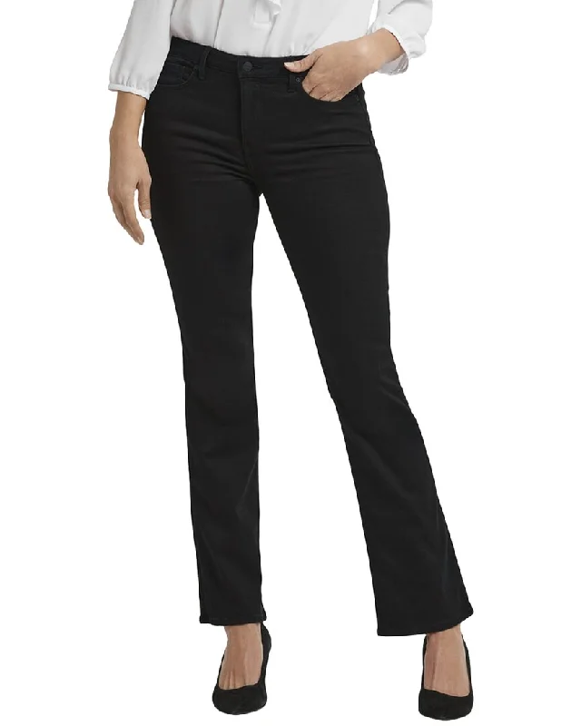 NYDJ Barbara Black Bootcut Jean Elegant Dark-Wash Bootcut Jeans