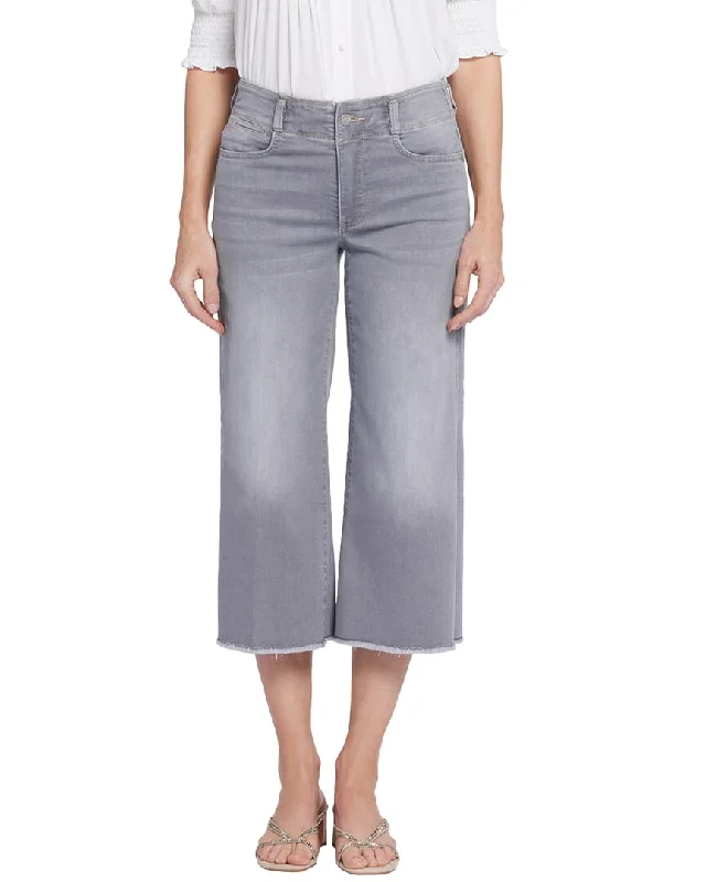 NYDJ Brigitte Rocksand Capri Jean Comfortable Folded Hem Jeans