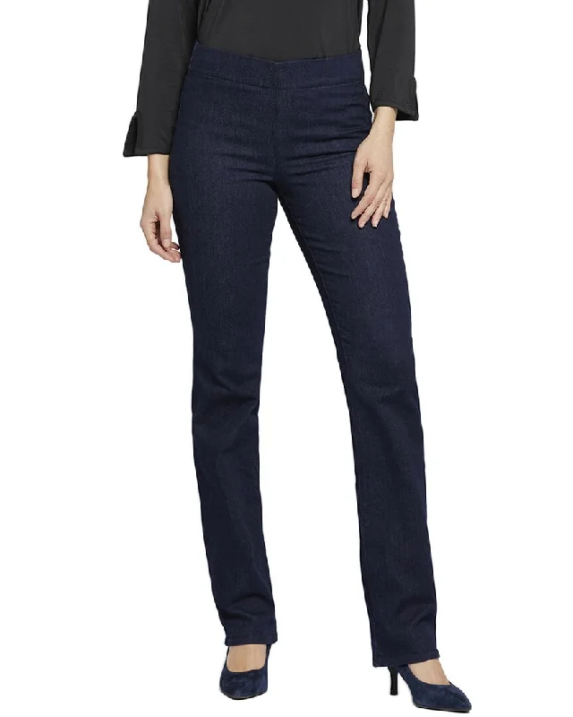 NYDJ Marilyn Rinse Straight Jean Comfortable Faded High-Rise Jeans