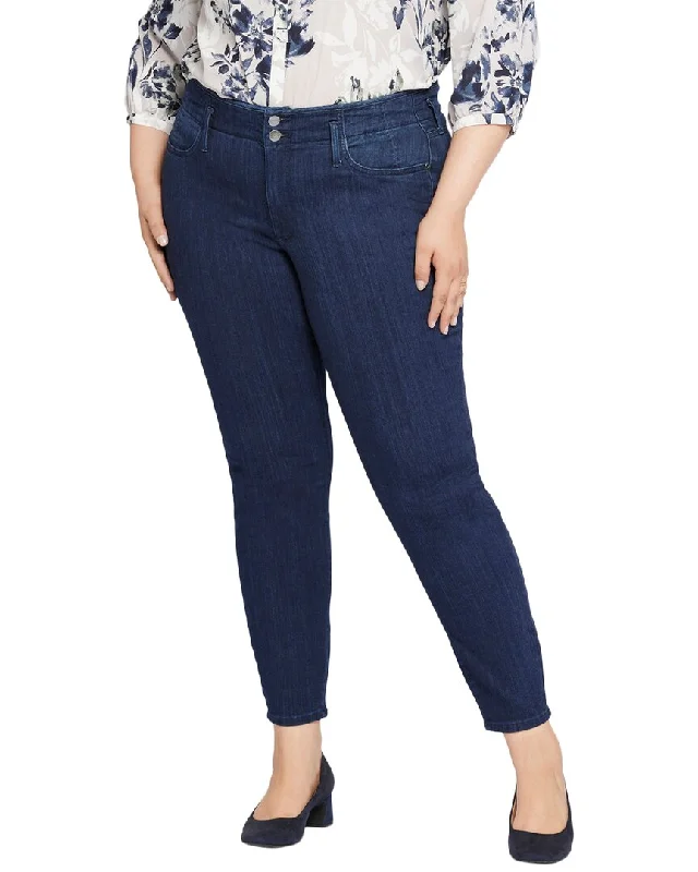 NYDJ Plus Ami High-Rise Skinny Jean Comfortable Zip-Fly Denim Jeans