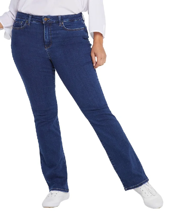 NYDJ Plus Barbara Quinn Bootcut Jean Stylish High-Rise Mom Jeans