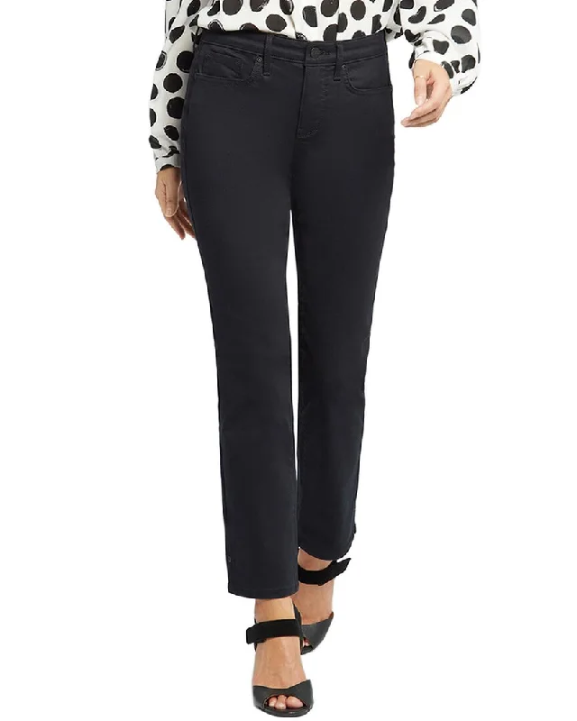 NYDJ Sheri Black Ankle Jean Classic Slim Fit Jeans