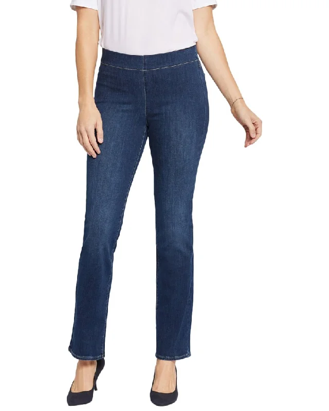 NYDJ Straight Wonderland On Crop Jean Cozy Relaxed Fit Jeans