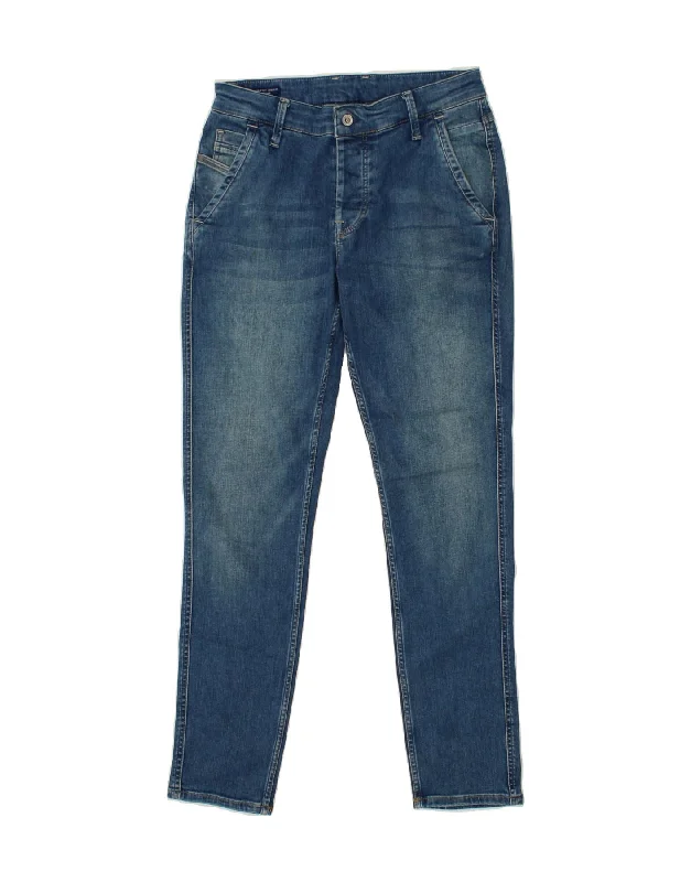 PEPE JEANS Womens Slim Jeans W30 L32 Blue Cotton Casual Distressed Skinny Jeans