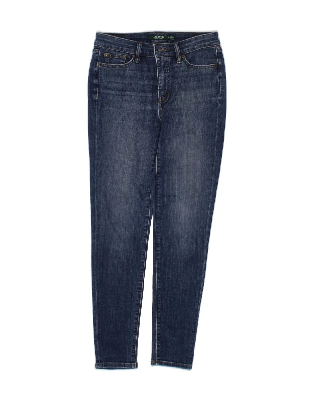 RALPH LAUREN Womens Slim Jeans US 2 Small W28 L29 Black Cotton Fashionable Mom Jeans RALPH LAUREN Womens Slim Jeans US 2 Small W28 L29 Black Cotton Fashionable Mom Jeans