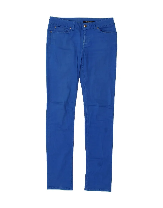 TOMMY HILFIGER Womens Skinny Jeans W32 L34 Blue Cotton Stylish Bootcut Denim Jeans