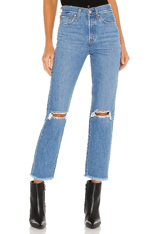 Wedgie Straight Jean In Market Street Comfortable Stretch Denim Jeans