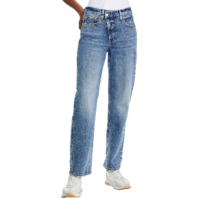 Womens Denim Distressed Straight Leg Jeans Comfortable Distressed Straight-Leg Jeans Womens Denim Distressed Straight Leg Jeans Comfortable Distressed Straight-Leg Jeans