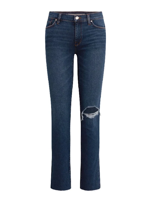 Women's Midrise Straight Ankle Jeans In Legit Fashionable Jeggings Style Jeans